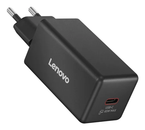 Lenovo 40AW65WBEU зарядно за мобилни устройства Универсален Черен Променлив ток (AC) На закрито