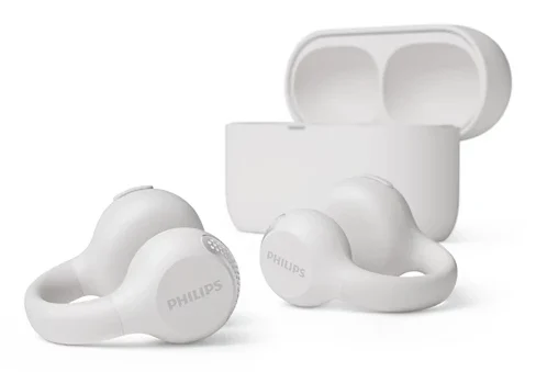 Philips 2000 series TAQ2000WT Слушалки True Wireless Stereo (TWS) Клипси за уши, Отворени уши Обаждания/музика Bluetooth Бяла — TAQ2000WT/00