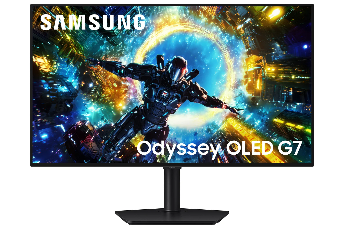 Samsung G73SH компютърен монитор 81,3 см (32") 3840 x 2160 пиксела 4K Ultra HD OLED Черен — LS32HG730SUXEN