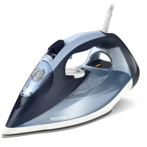 Philips 7000 series DST7020/20 HV парна ютия, искрящосиньо/памучносиньо