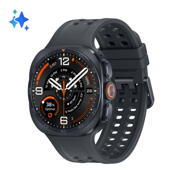 Samsung Galaxy Watch Ultra2 3,81 см (1.5") AMOLED 47 мм Цифров 498 x 498 пиксела Тъчскрийн 4G Сив Wi-Fi GPS (сателитен) — SM-L715FZKAEUE