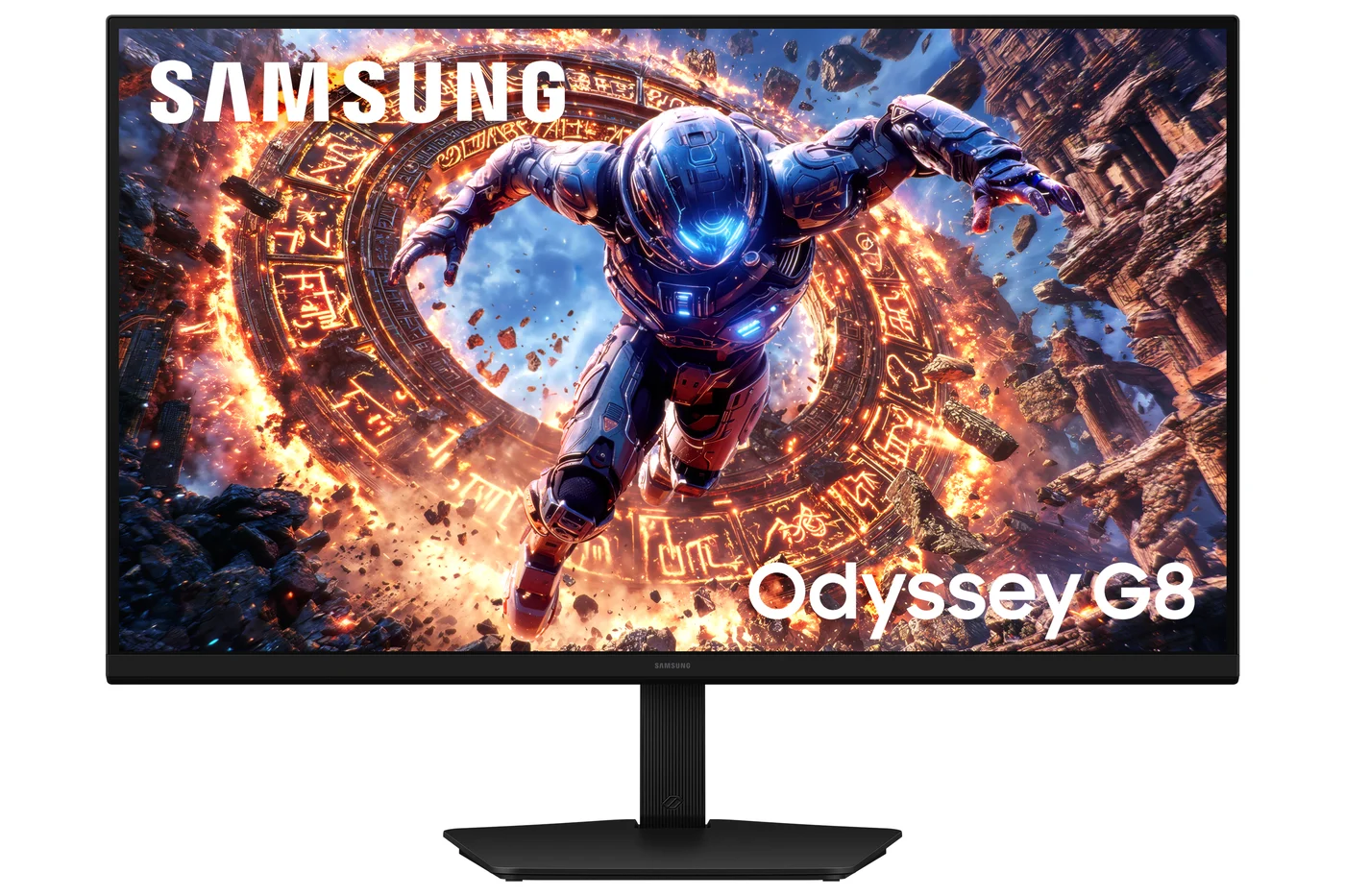 Samsung G80HS компютърен монитор 81,3 см (32") 3840 x 2160 пиксела 4K Ultra HD OLED Черен — LS32HG802ESXEN