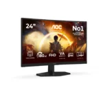AOC G4 23.6" VA FHD 180Hz компютърен монитор 59,9 см (23.6") 1920 x 1080 пиксела Full HD LCD Черен, Червен — C24G42FE