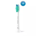 Philips Sonicare ProResults HX6018/87 глава на четка за зъби 8 броя Бяла