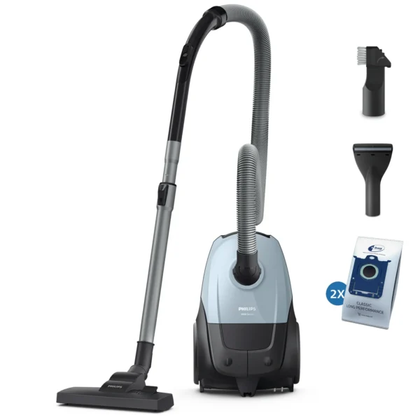 Philips 2000 series XD1142/10 прахосмукачка 3 Д Цилиндър с използване на вакуум Сухо 800 W Торба за прах