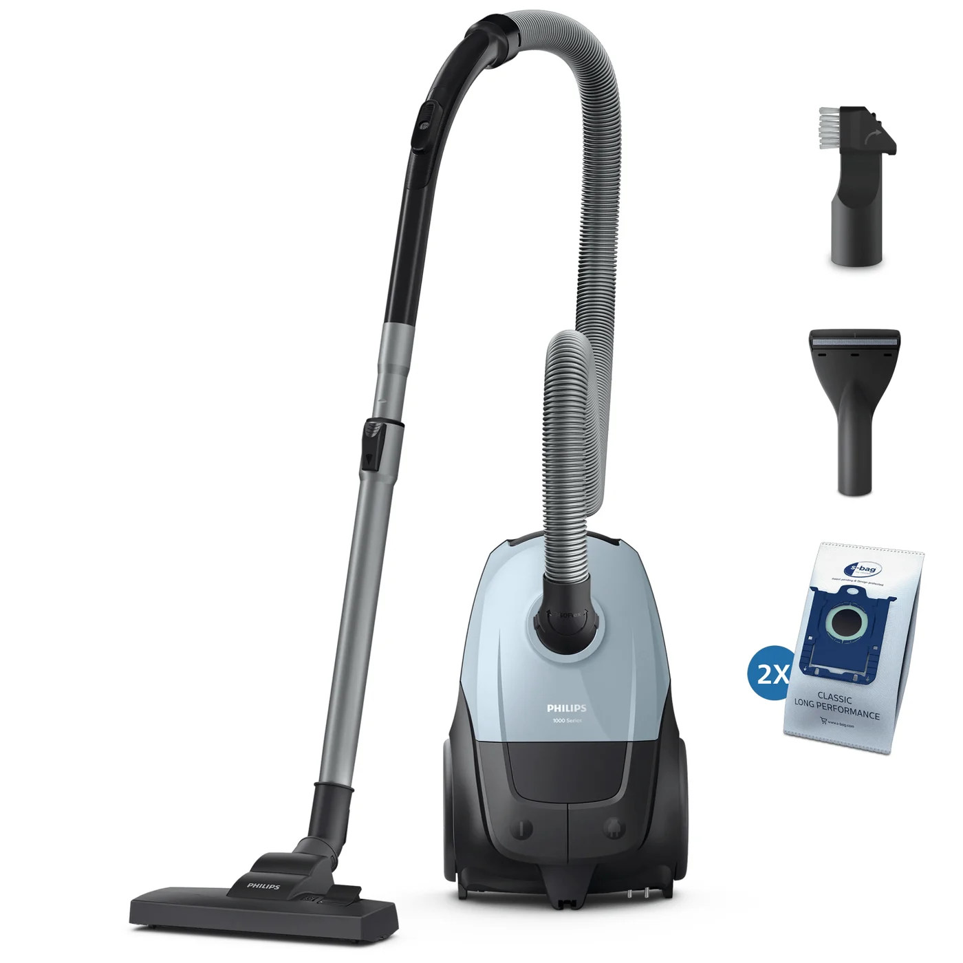 Philips 2000 series XD1142/10 прахосмукачка 3 Д Цилиндър с използване на вакуум Сухо 800 W Торба за прах